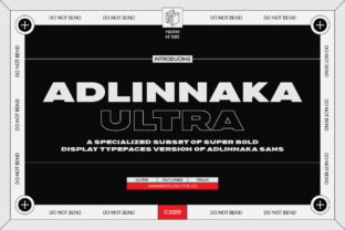 Adlinnaka Ultra: A Modern Display Font for Branding