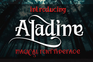 Aladine: A Bold Gothic Display Font for Branding