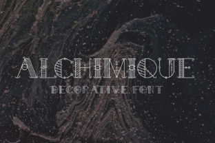 Alchimique: A Bold Display Font for Editorial Design and Digital Publishing