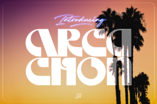 Arcachon: An Art Deco Display Font That Commands Attention in Campaign Design