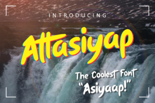Attasiyap: A Fun Display Font That Adds Personality to Marketing Designs