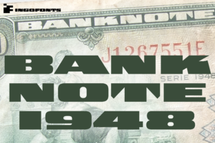 Banknote 1948: A Bold Display Font for Impactful Designs
