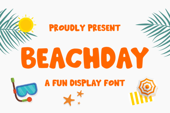 Beachday Font: A Whimsical Touch for Handmade Labels, Invitations & More