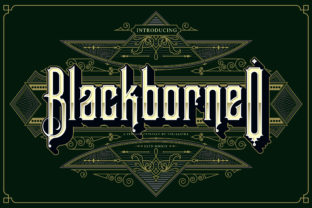 BlackBorneo: A Bold Display Font for Editorial Design and Digital Publishing