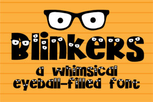 Blinkers: A Playful Display Font for Editorial Charm