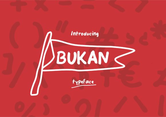 Bukan: A Handwritten Display Font with Contemporary Charm for Creative Branding
