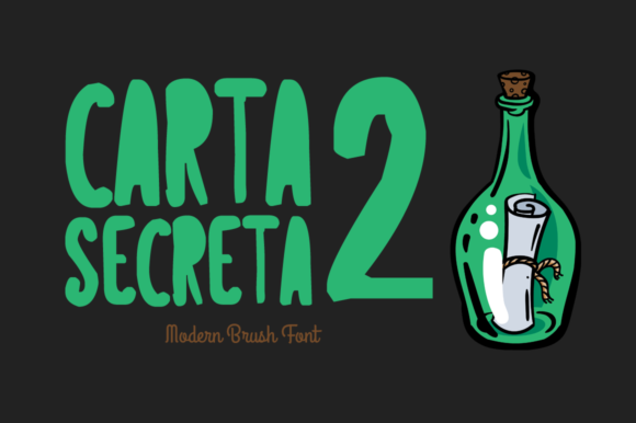 Carta Secreta 2: A Playful Display Font for Digital Branding and Web Design