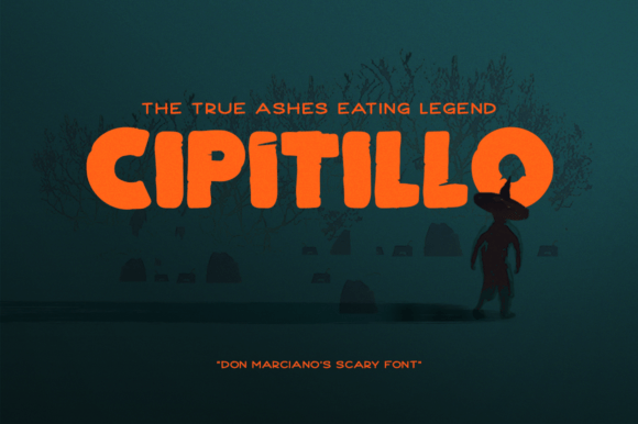 Cipitillo: A Spooky Comic Display Font for Bold Editorial