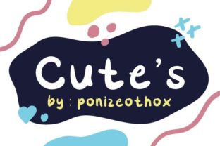Cute s: A Whimsical Display Font for Handmade Design Projects
