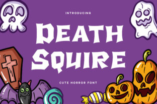 Death Squire: A Cute Horror Display Font for Halloween Branding