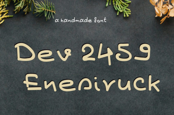 Dev2459 Enesiruck: A Playful Display Font for Modern Web Design Projects