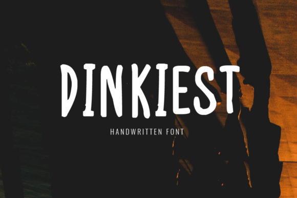 Dinkiest: A Bold & Whimsical Display Font for Creative Designs