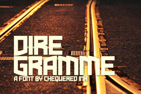Dire Gramme: A Display Font That Powers Bold Marketing Visuals