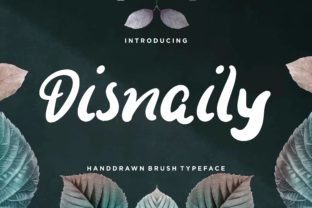 Disnaily: A Sweet Display Font for Editorial Design Projects