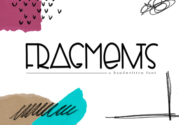 Fragments: A Bold Display Font for Creative Brands