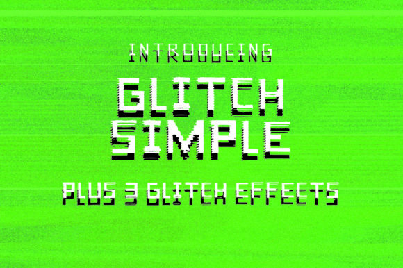 Glitch Simple: A Retro-Futuristic Font for Handmade Labels, Invitations, and Digital Printables