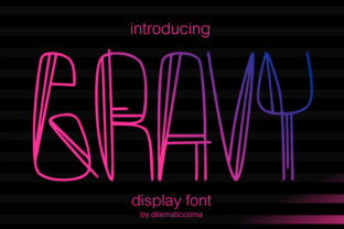 Gravy: A Fun Display Font That Makes Small Business Branding Stand Out