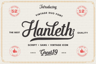 Hanleth Family: A Premium Script Font for Business
