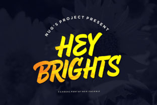 Hey Brights: A Casual All-Caps Font That Elevates Small Business Branding