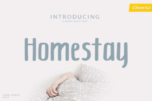 Homestay: A Bold, Energetic Font for Sweet Editorial Touches