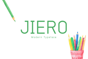 Jiero: A Modern Display Font That Elevates Small Business Branding