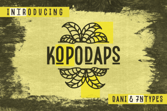 Kopodaps: The Organic Display Font for Your Brand