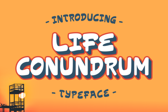 Life Conundrum: A Bold Font That Elevates Small Business Branding