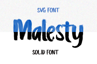 Malesty: A Bold Display Font for Editorial Design and Digital Publishing