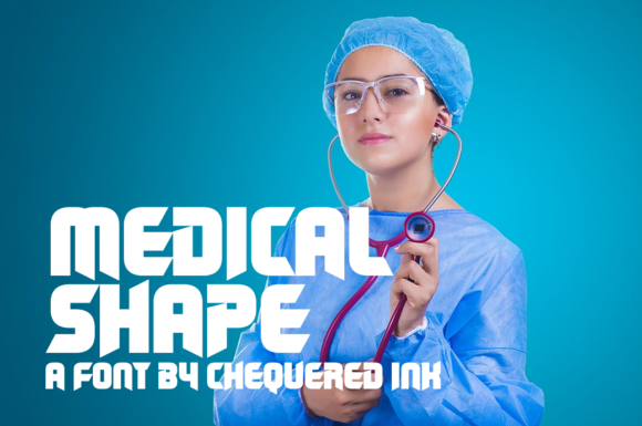 Medical Shape: A Bold Display Font for Dynamic Web Design