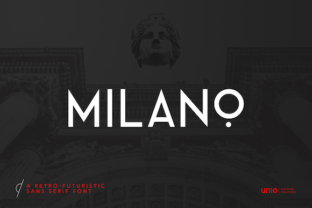 Milano: A Smart Display Font for Modern Campaign Design