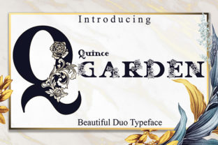 Quince Garden Font: Elevating Campaign Design with Elegant Display Typography