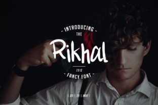 Rikhal Fancy: A Stylish Display Font for Creative Branding Projects