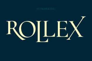 Rollex: A Sophisticated Display Font for Timeless Brand Design