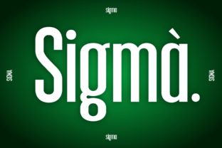 Sigma Font: Elevating Campaign Visuals with Elegant Display Typography