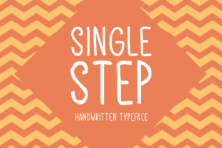 Single Step: A Handwritten Display Font for Modern Editorial Design