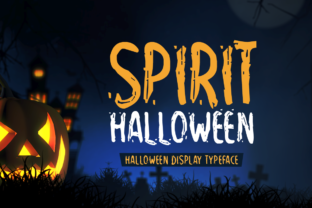 Spirit Halloween: A Spooky Display Font for Halloween Crafts and Seasonal Designs