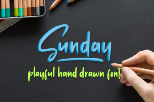Sunday Vibes: A Modern Hand Lettered Font for Branding and Business Design