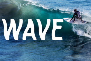Surfing Wave: A Light and Fun Display Font for Editors