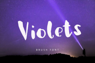 Violets: A Whimsical Handwritten Font for Kids-Themed Editorial Design
